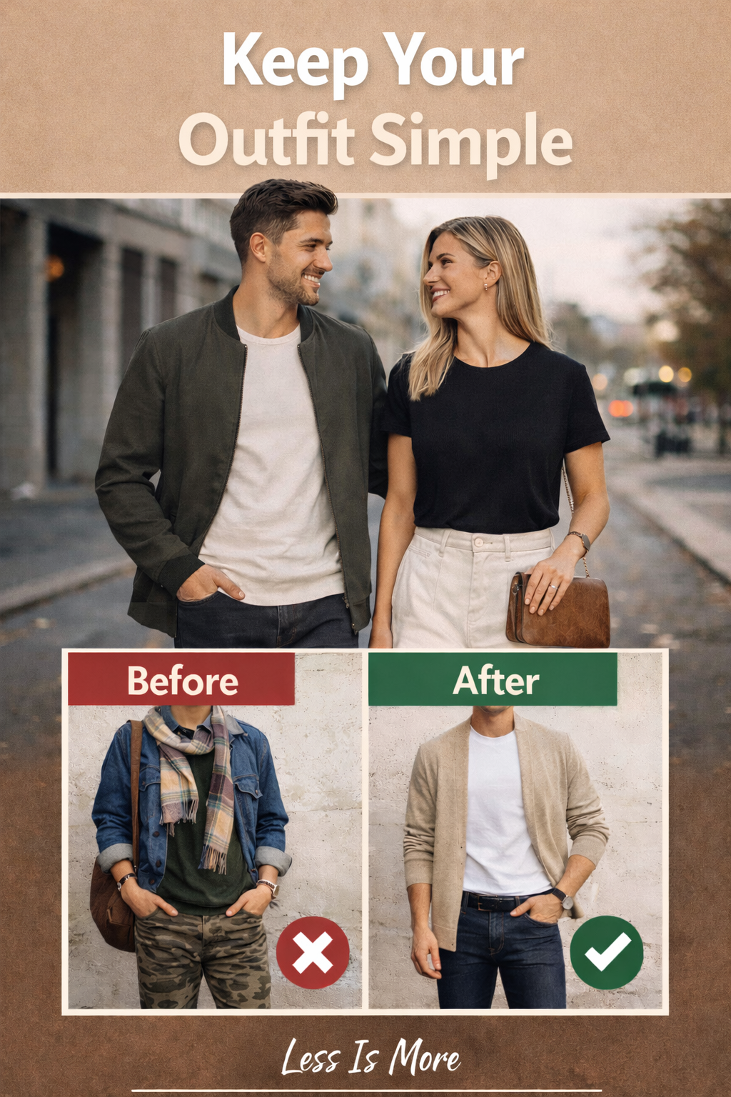 Simple Minimalist Outfit Style