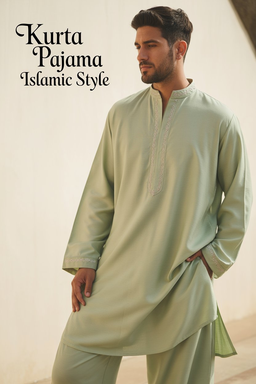 Kurta Pajama Islamic Outfit
