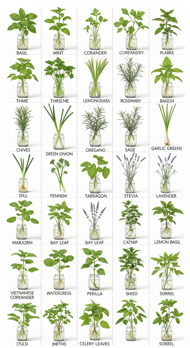 30 Herbs That Grow in Water