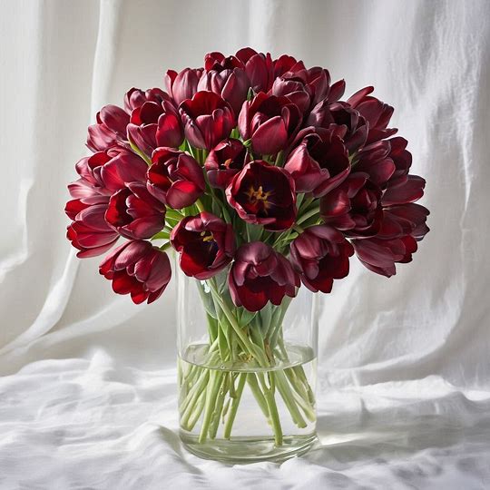 Classic Single-Color Tulip Bunch