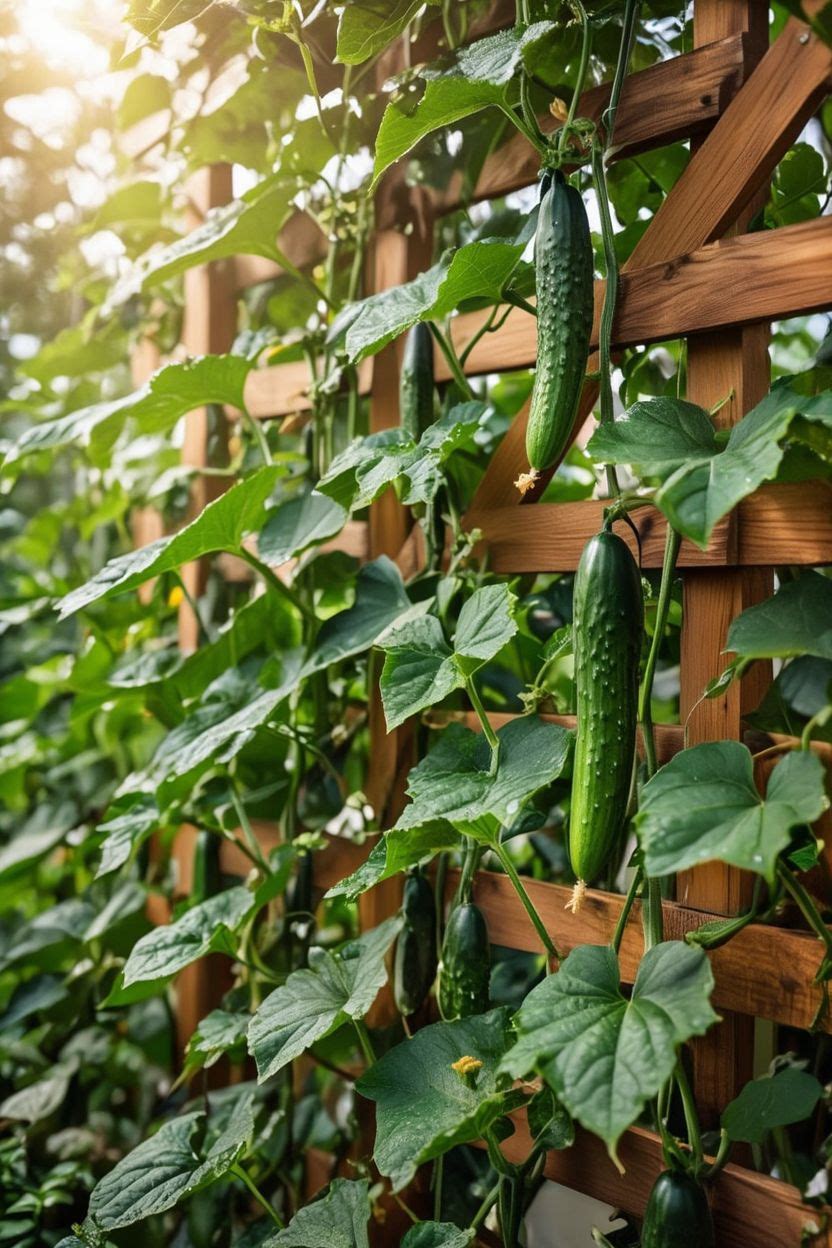 Cucumber Trellis Ideas
