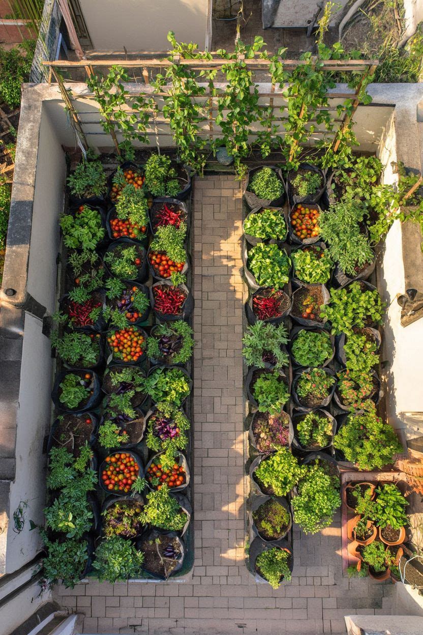 Terrace Vegetable Garden Layout Ideas for Beginners