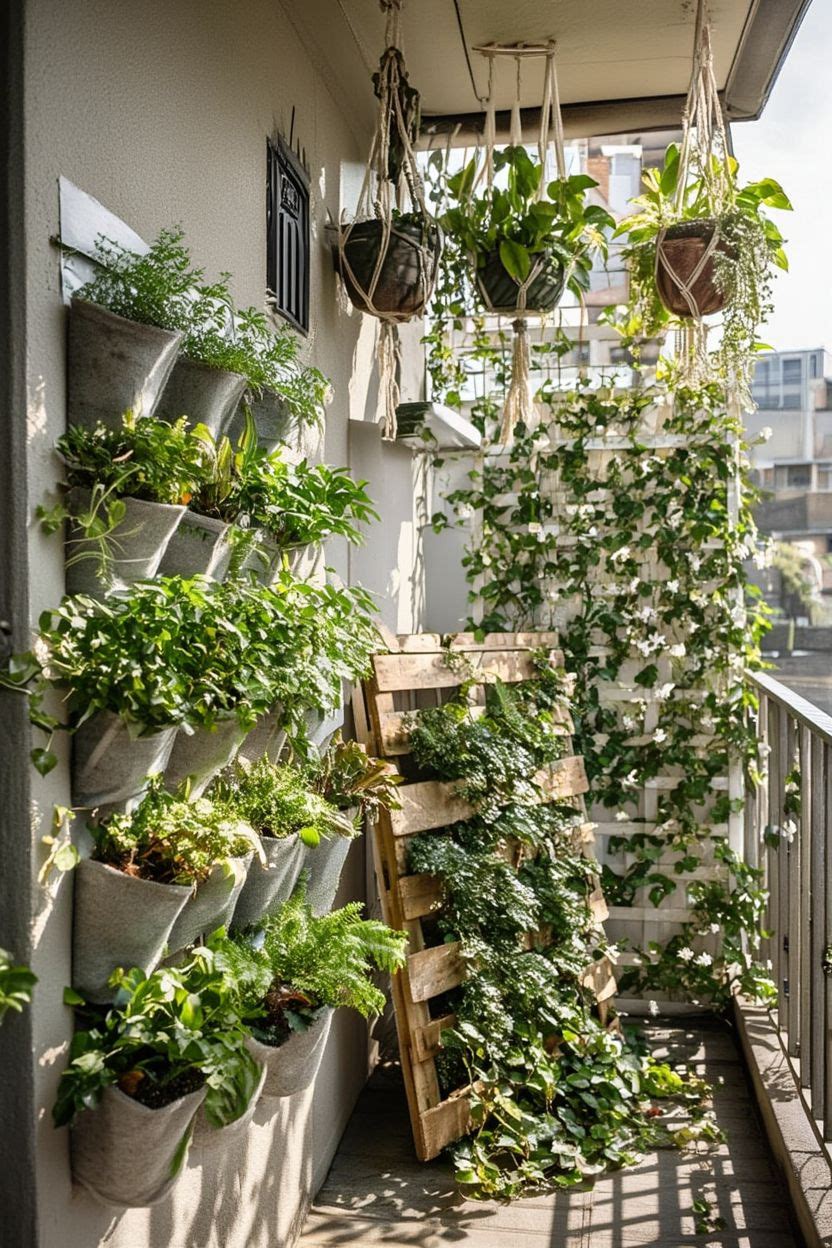 Vertical Balcony Garden Design