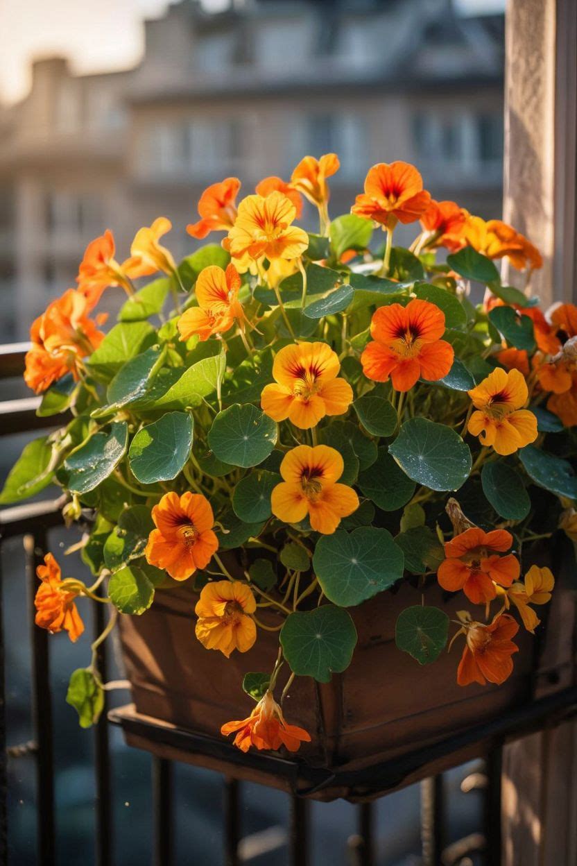 Balcony Nasturtiums