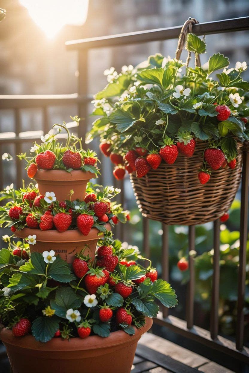Balcony Strawberries