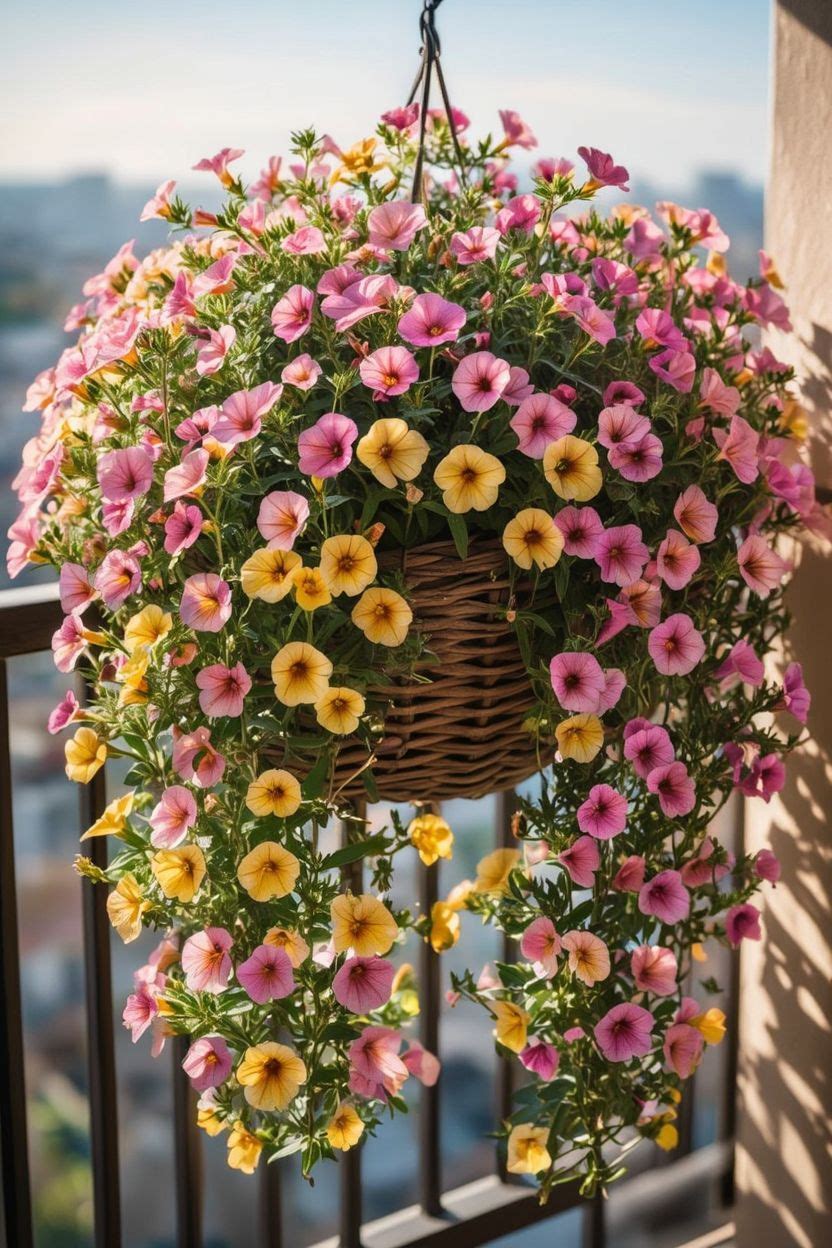 Calibrachoa in Hanging Basket