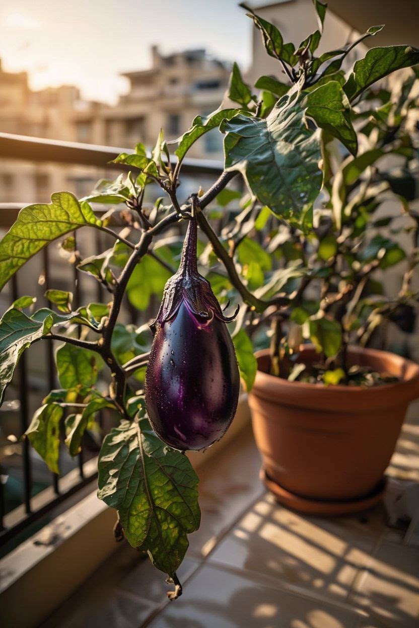 Climbing Beans on Balcony Railing