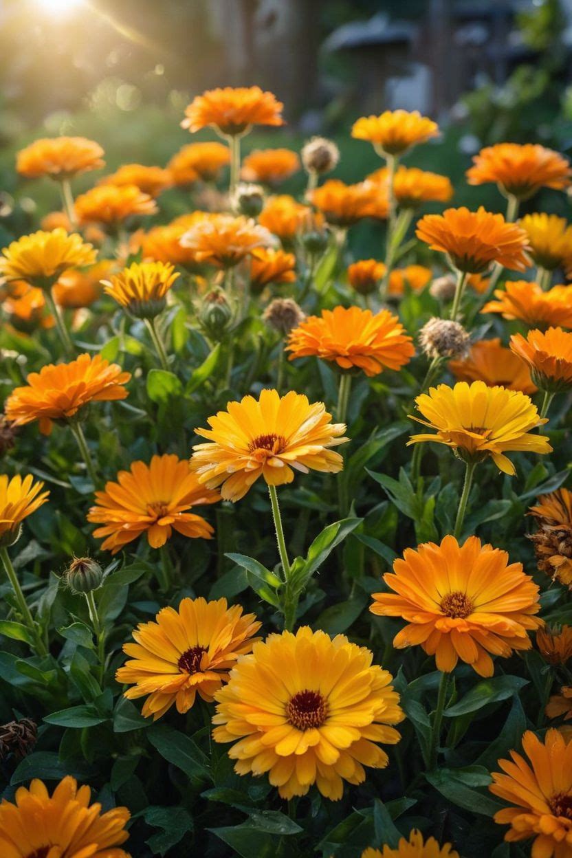 Calendula Pot Marigold Cottage Garden