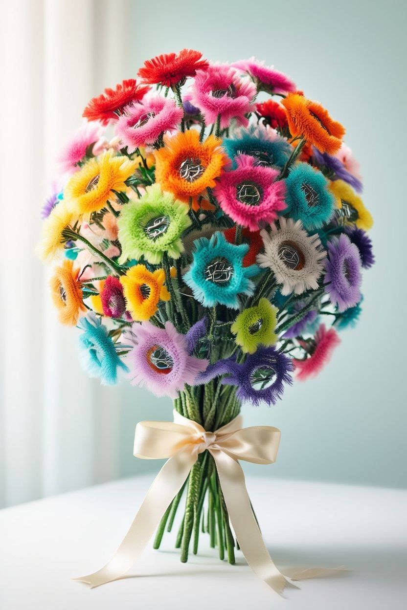 Pipe Cleaner Flower Bouquet