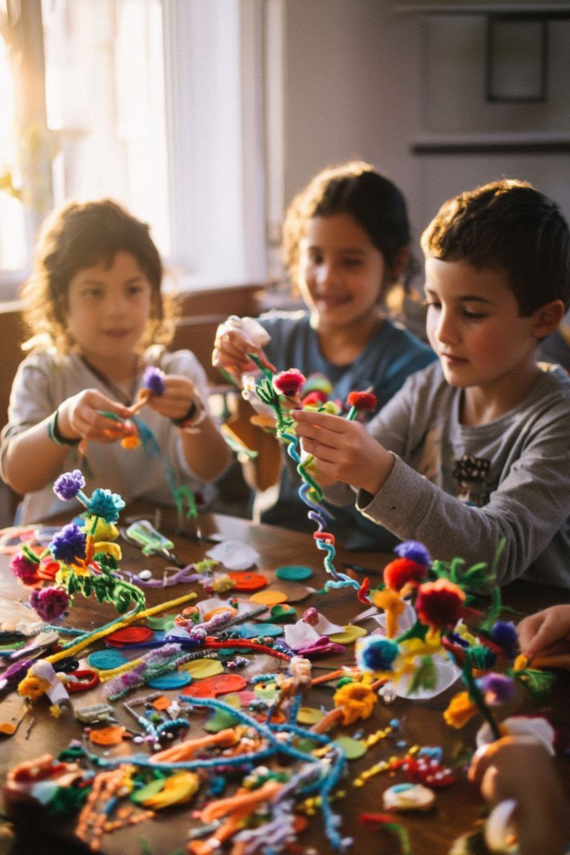 Pipe Cleaner Kids Craft
