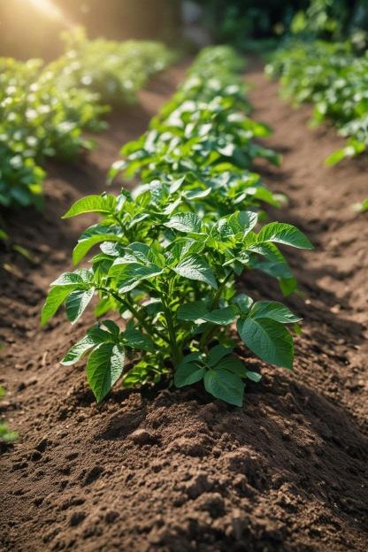 Classic In-Ground Potato Row Planting