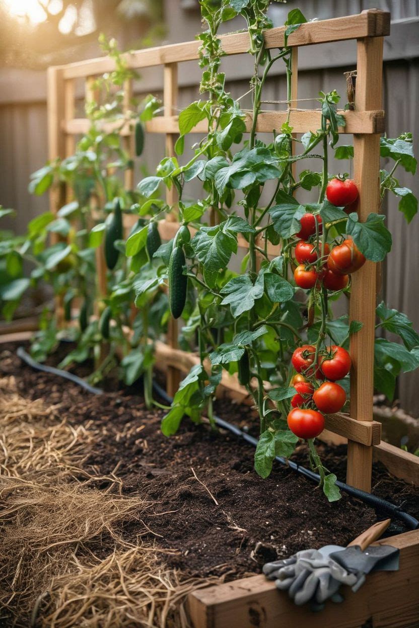 Raised Garden Bed Trellis