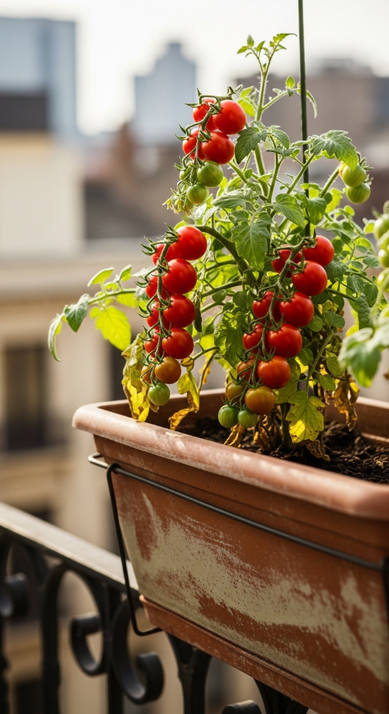 Cherry Tomatoes Balcony