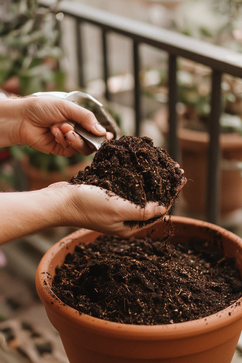Soil Mix for Balcony Pots India