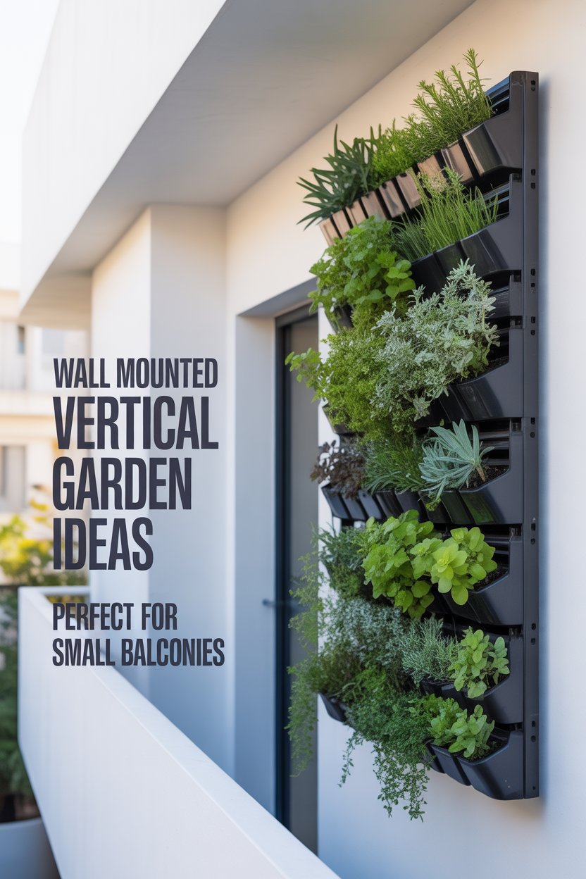 Wall Mounted Vertical Garden Layout