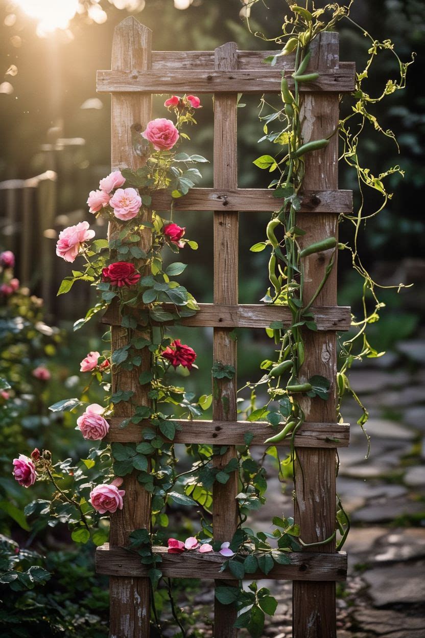 Wooden Garden Trellis