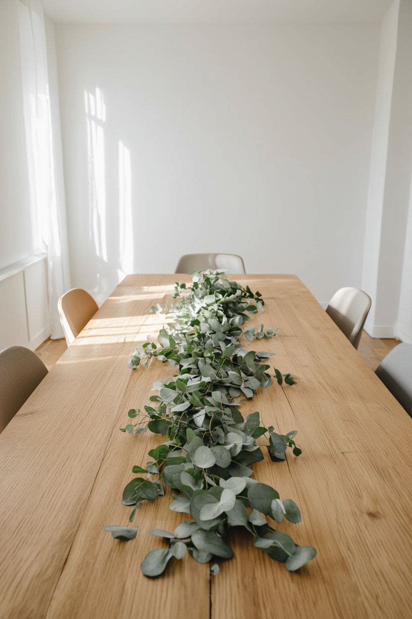 Greenery Runner Dining Table Decor