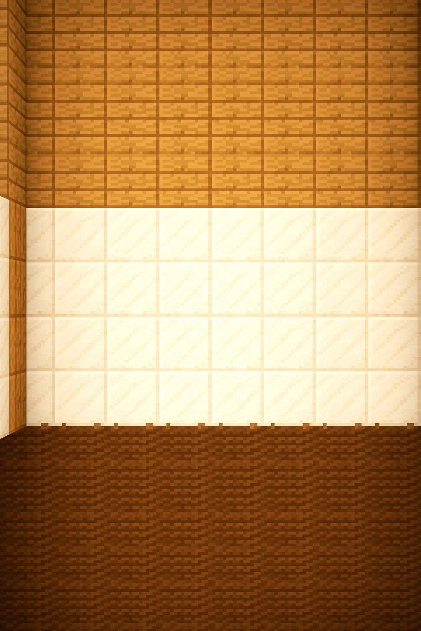 Minecraft bedroom floor comparison using oak planks, carpet, and terracotta tiles