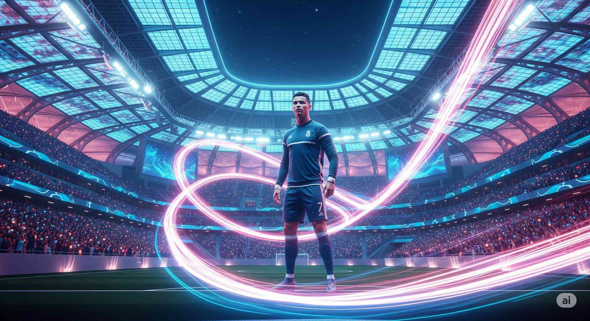 ai photo with ronaldo